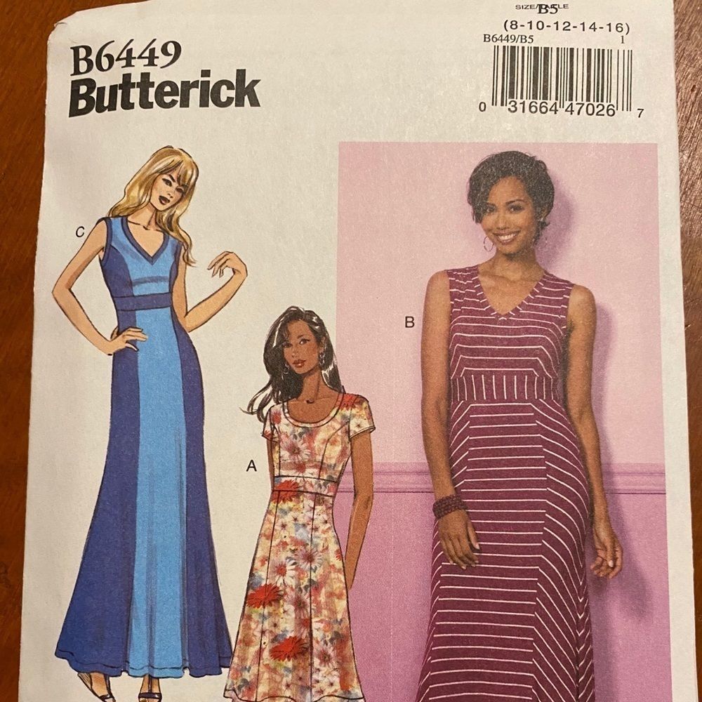 Butterick sewing pattern
